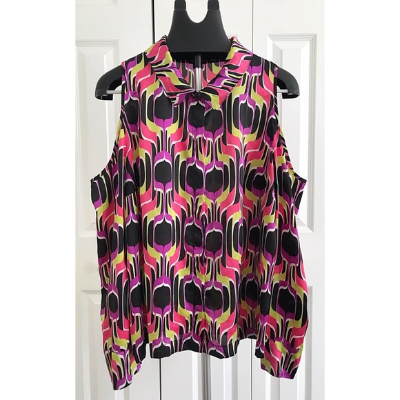 ALLEN B. by Allen Schwartz Cold Shoulder Blouse - Picture 1 of 8